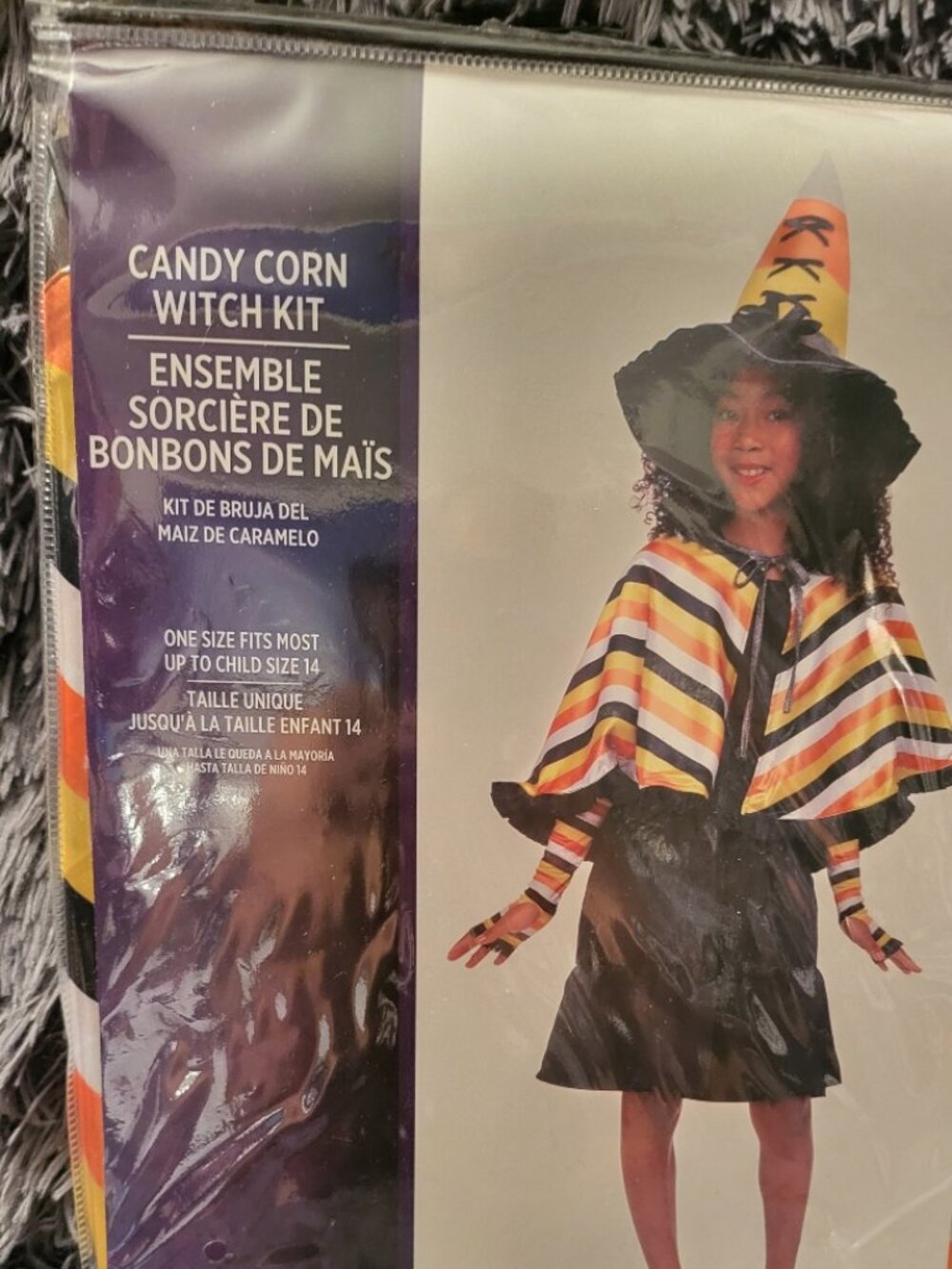 Girls candy corn costume